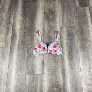32B VS Blue‎ Floral Bra